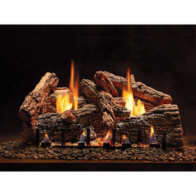 American Hearth Ravenwood  Refractory Log Set Fireplace Log Sets Flame Authority