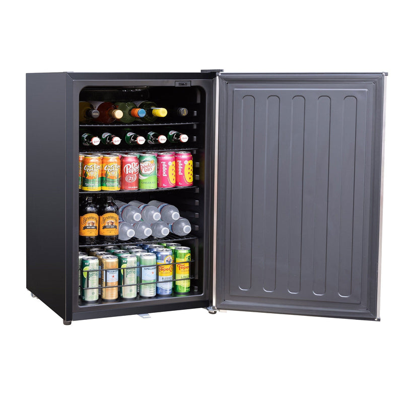 American Made Grills 22" 4.1c Fridge Reversible Door with Lock RFR-22S Refrigerators RFR-22S Flame Authority