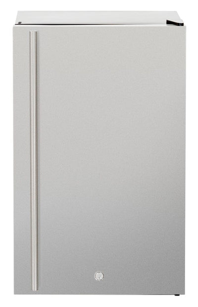American Made Grills 22-Inch 4.1c Deluxe Outdoor Approved Fridge w/ Upgraded SS Door & Handle Flame Authority