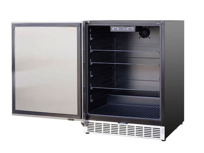 American Made Grills 24" 5.1c Outdoor Rated Fridge RFR-24S-AR Refrigerators RFR-24S-AR Flame Authority