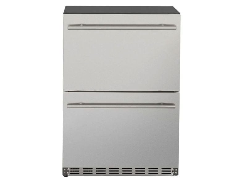 American Made Grills 24" 5.3C Deluxe 2-Drawer Fridge RFR-24DR2-A Refrigerators RFR-24DR2-A Flame Authority