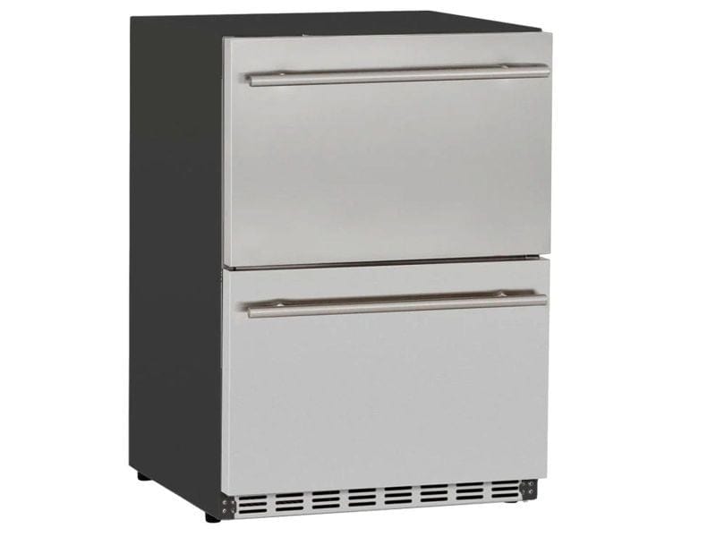 American Made Grills 24" 5.3C Deluxe 2-Drawer Fridge RFR-24DR2-A Refrigerators RFR-24DR2-A Flame Authority