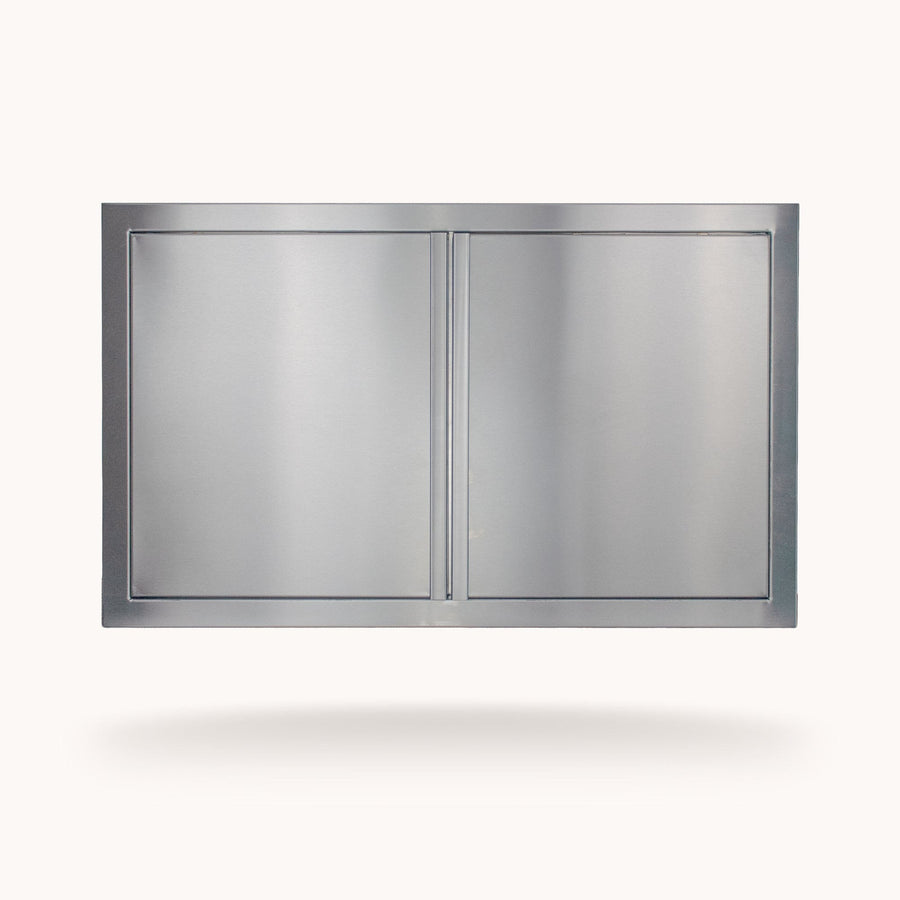 American Made Grills 36" Deluxe Double Access Door BBQ Island Components DD36-AMG Flame Authority