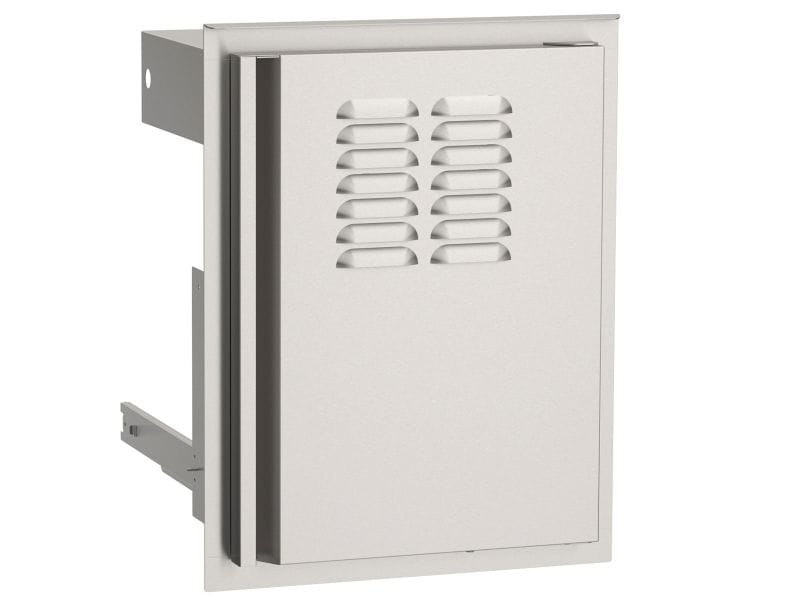 American Outdoor Grill Right Hinge 14X20 Tank Tray with Louvers BBQ Island Components AOG14TR Flame Authority