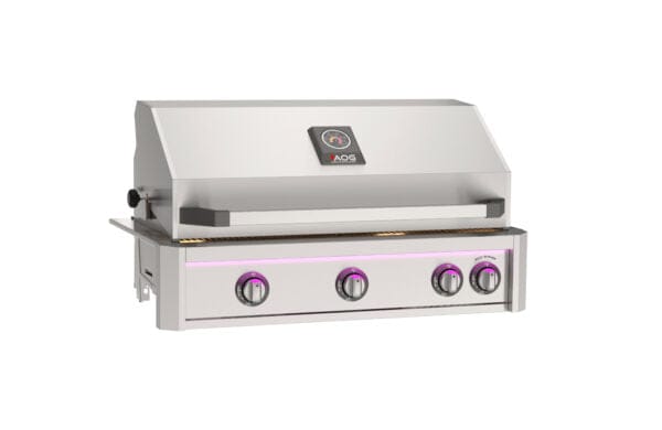 AOG American Outdoor Grill 36-inch L Series Built-In Stainless Steel Grill with Lights Grills Flame Authority
