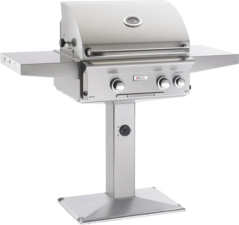 AOG  American Outdoor Grill L Series 24" Post Mount with Base Grill 24NPL Grills Flame Authority