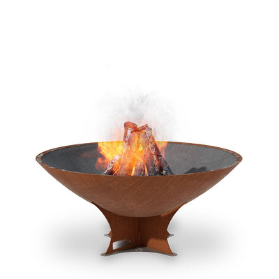 Arteflame 40 inch Wood Burning Fire Pit AFCL40FP Fire Pits AFCL40LEBFP Flame Authority