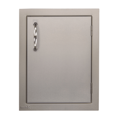 Artisan 17-Inch Stainless Steel Single Access Door ARTP-17DL/DR Flame Authority