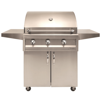 Artisan 32-Inch 3-Burner American Eagle Freestanding Gas Grill AAEP-32C-NG/LP Flame Authority