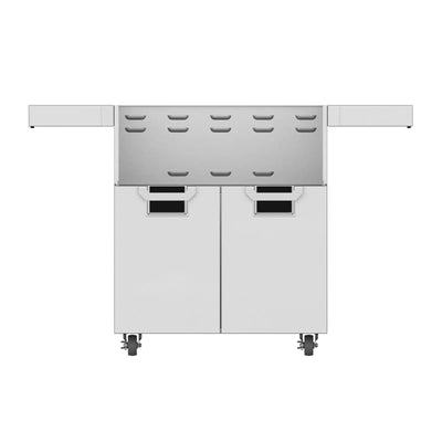 Aspire by Hestan 30-Inch Double Door Tower Cart ECD30-BK Grill Accessories ECD30-BK Flame Authority