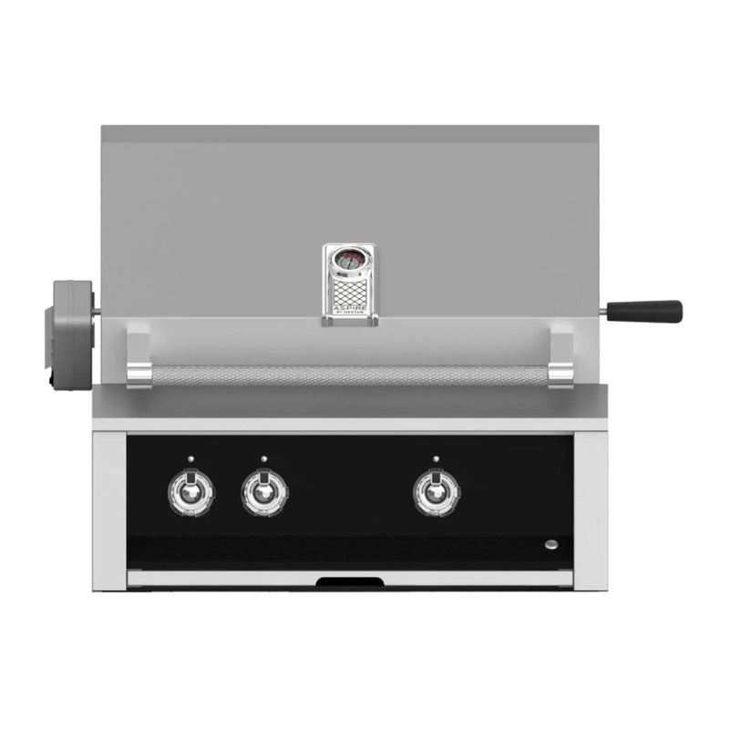 Aspire by Hestan 30-Inch Liquid Propane Gas Grill, with Burner,Sear and Rotisserie EMBR30-LP-BK Grills EMBR30-LP-BK Flame Authority