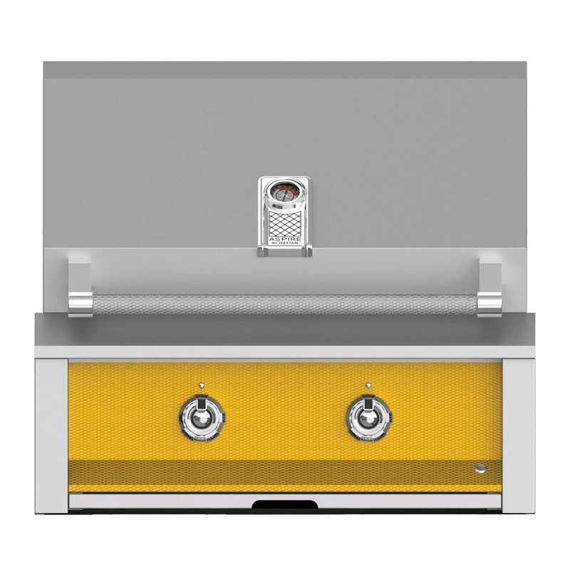 Aspire by Hestan 30-Inch Natural Gas Built-In Grill With Burners EAB30-NG-YW Grills EAB30-NG-YW Flame Authority