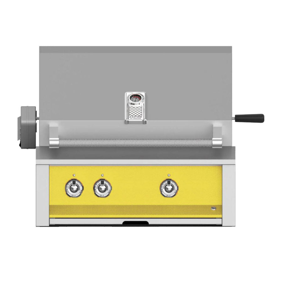 Aspire by Hestan 30-Inch Natural Gas Grill with Burner and Sear Rotisserie EMBR30-NG-YW Grills EMBR30-NG-YW Flame Authority