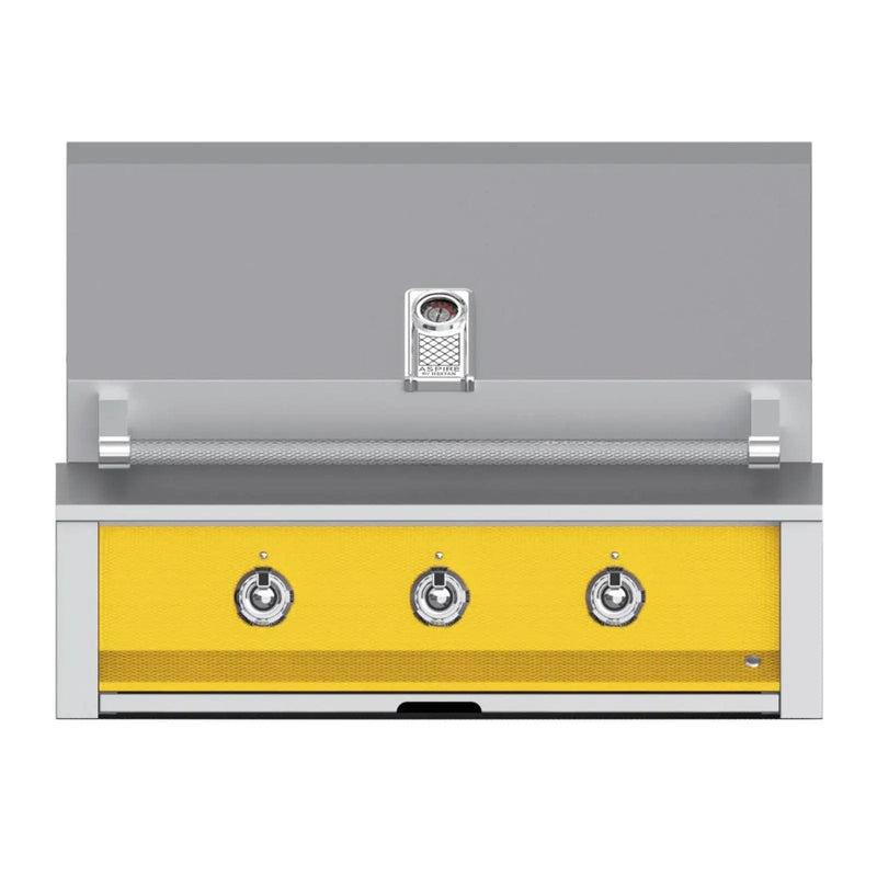 Aspire by Hestan 36-inch Liquid Propane Gas Grill with Burner and Sear EMB36-LP-YW Grills EMB36-LP-YW Flame Authority