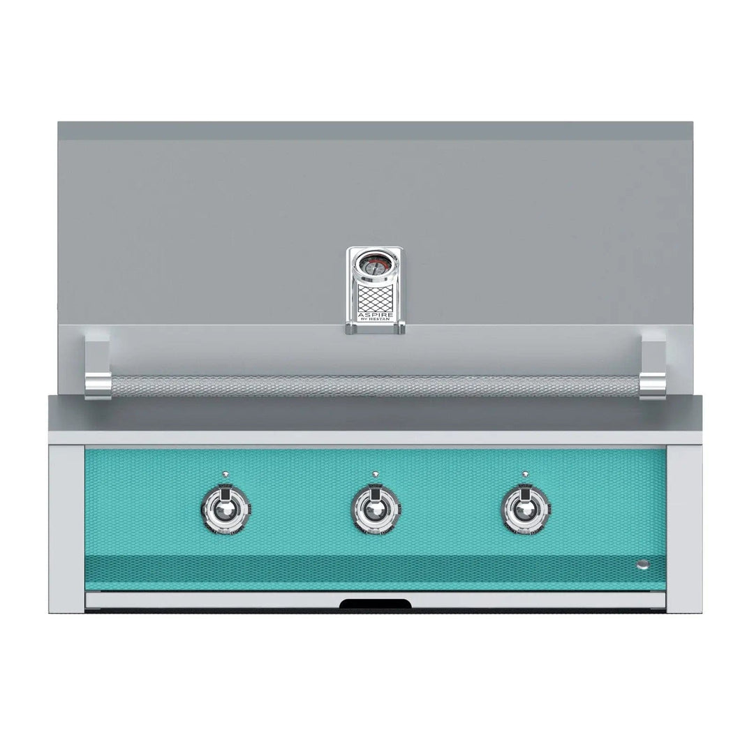 Aspire by Hestan 36-Inch Natural Gas Grill with 3 U Burners EAB36-NG-TQ Grills EAB36-NG-TQ Flame Authority