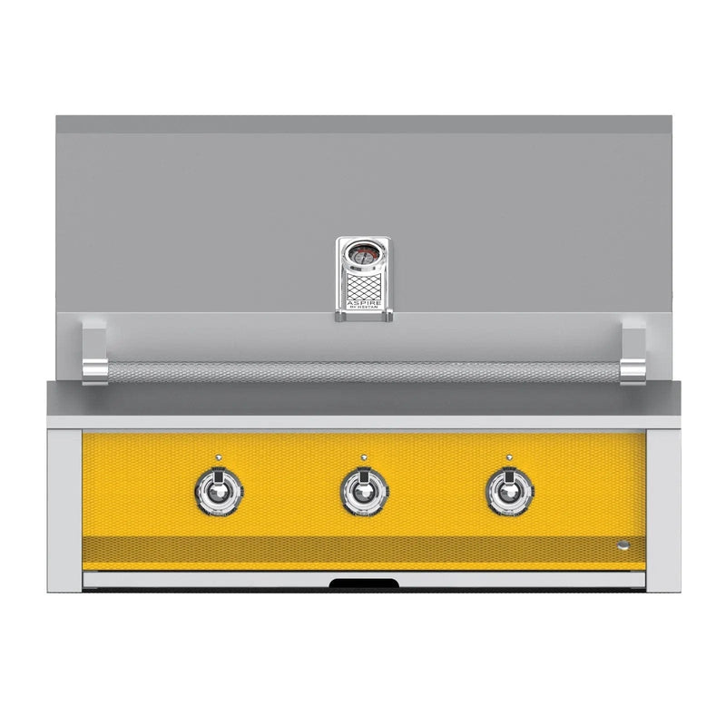 Aspire by Hestan 36-Inch Natural Gas Grill with 3 U Burners EAB36-NG-YW Grills EAB36-NG-YW Flame Authority