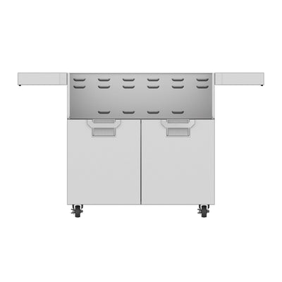 Aspire by Hestan 36-Inch Stainless Steel Double Door Cart ECD36 Grill Accessories ECD36 Flame Authority