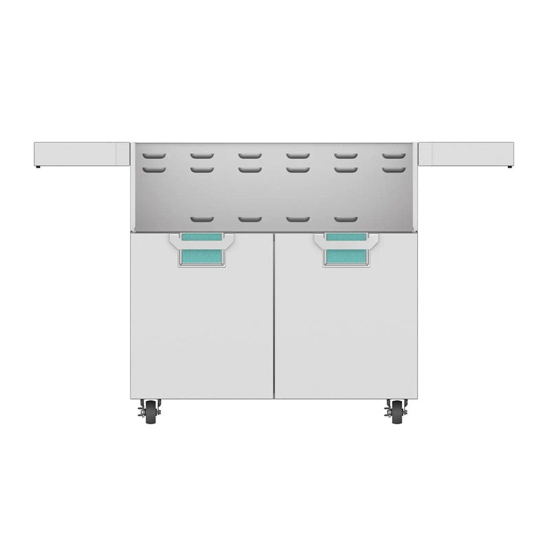 Aspire by Hestan 36-Inch Turquoise Double Door Cart ECD36-TQ Grill Accessories ECD36-TQ Flame Authority