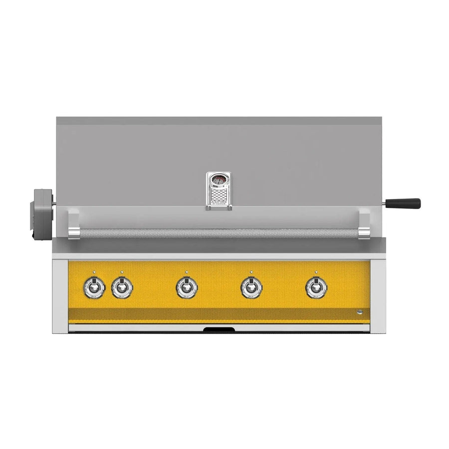 Aspire by Hestan 42 inch Liquid Propane Grill with 4 U-Burners and Rotisserie EABR42-LP-YW Grills EABR42-LP-YW Flame Authority