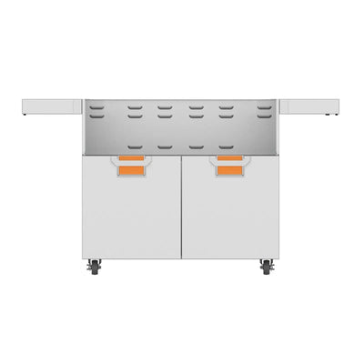 Aspire by Hestan 42-Inch Orange Double Door Cart ECD42-OR Grill Accessories ECD42-OR Flame Authority