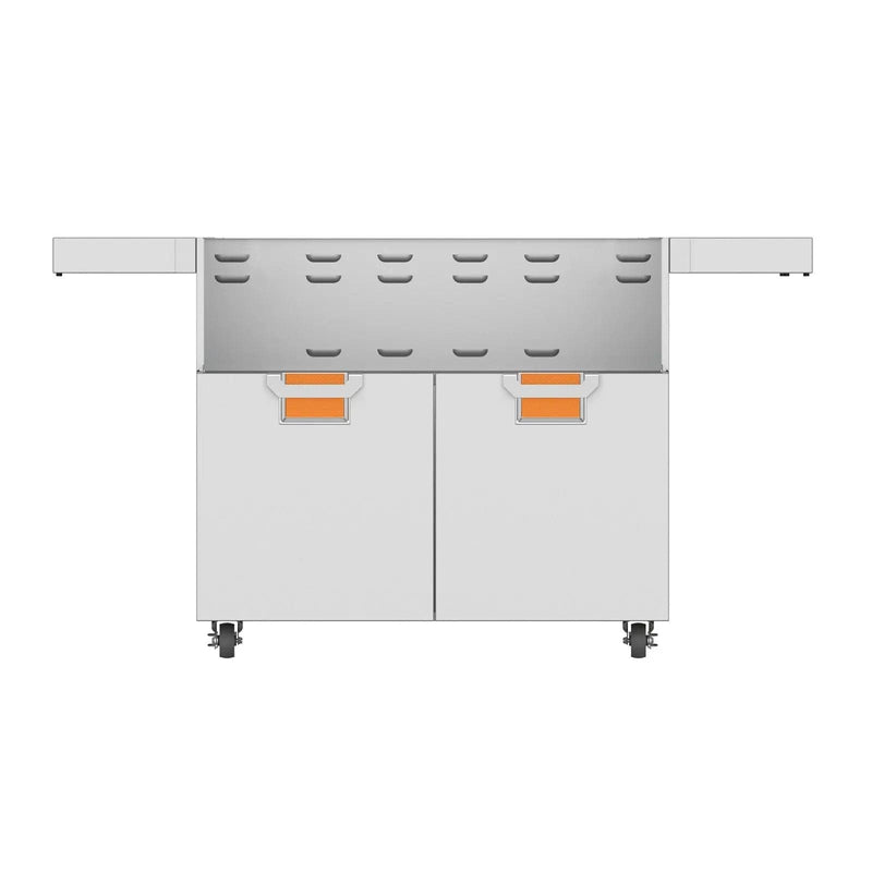 Aspire by Hestan 42-Inch Orange Double Door Cart ECD42-OR Grill Accessories ECD42-OR Flame Authority