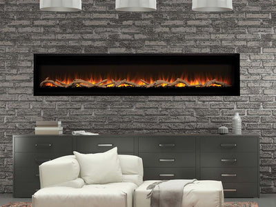 Astria 100 inch Plexus Series Contemporary Electric Fireplace MPE-100D MPE-100D Flame Authority
