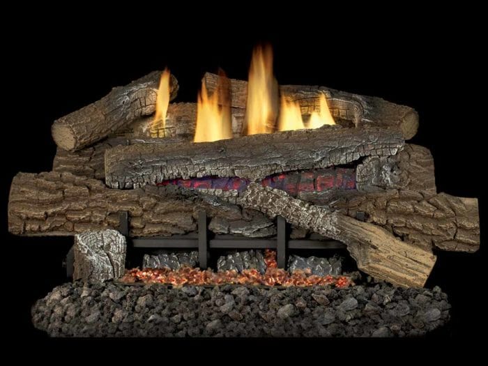 Astria 18 inch Millivolt Ramp Burner with Embers Blaze&Glow18MN Fireplace Burners Blaze&Glow18MN Flame Authority