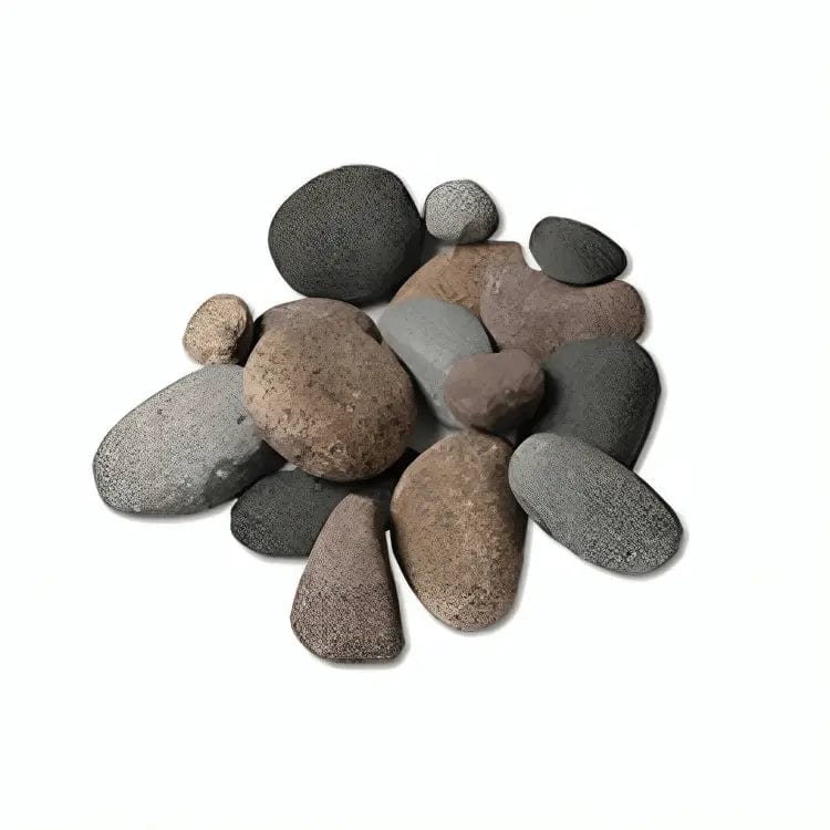 Astria 25-Piece River Rock Kit RIVROCK-1PK Fireplace Accessories RIVROCK-1PK Flame Authority