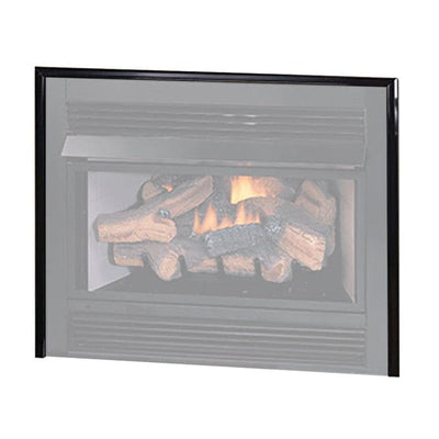 Astria 32 inch Black Perimeter Trim Kit PT32 Fireplace Accessories PT32 Flame Authority