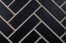 Astria 36-inch Black Split Herringbone Panel Kit ESTATE36BKSH Fireplace Accessories ESTATE36BKSH Flame Authority