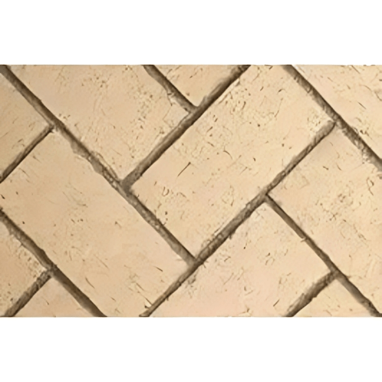 Astria 36 inch Ivory Full Herringbone Brick Liner MOSAIC36IVFH Fireplace Accessories MOSAIC36IVFH Flame Authority