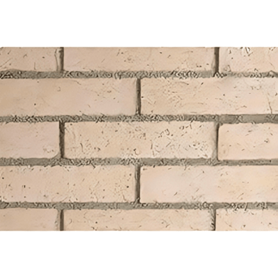 Astria 36 inch Ivory Split Stacked Brick Liner MOSAIC36IVSS Fireplace Accessories MOSAIC36IVSS Flame Authority