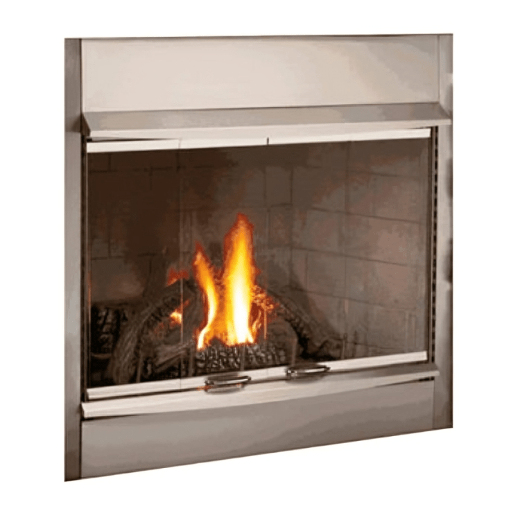 Superior Stainless Steel 42-inch Hood With 4-inch Brow HS42 Fireplace Accessories HS42 Flame Authority