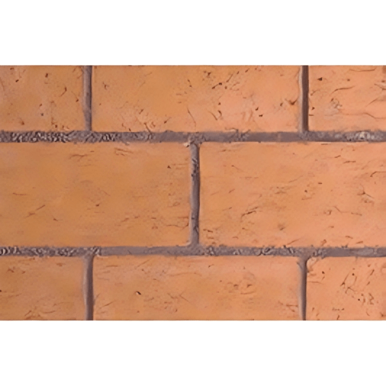 Astria 36 inch Warm Red Full Stacked Brick Liner MOSAIC36WRFS Fireplace Accessories MOSAIC36WRFS Flame Authority