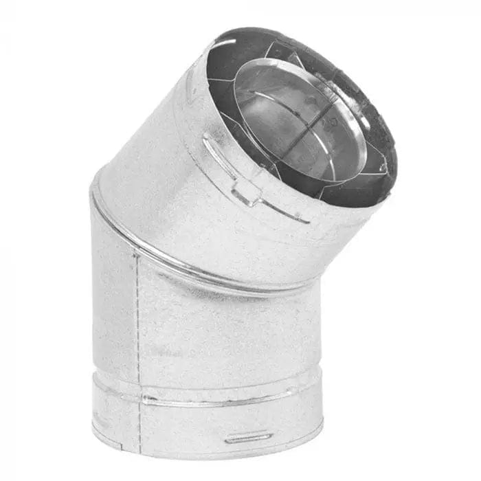 Astria 45 Degree Elbow for Direct Vent System 6DVLE45 Fireplace Accessories 6DVLE45 Flame Authority