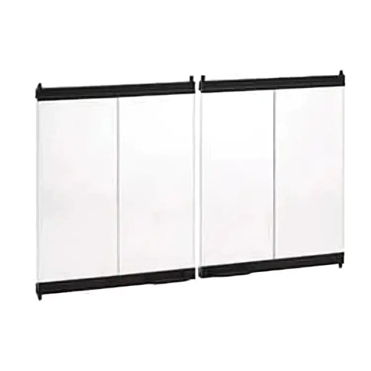 Astria Black Bi-Fold 42-inch Glass Door BDG42 Fireplace Accessories BDG42 Flame Authority