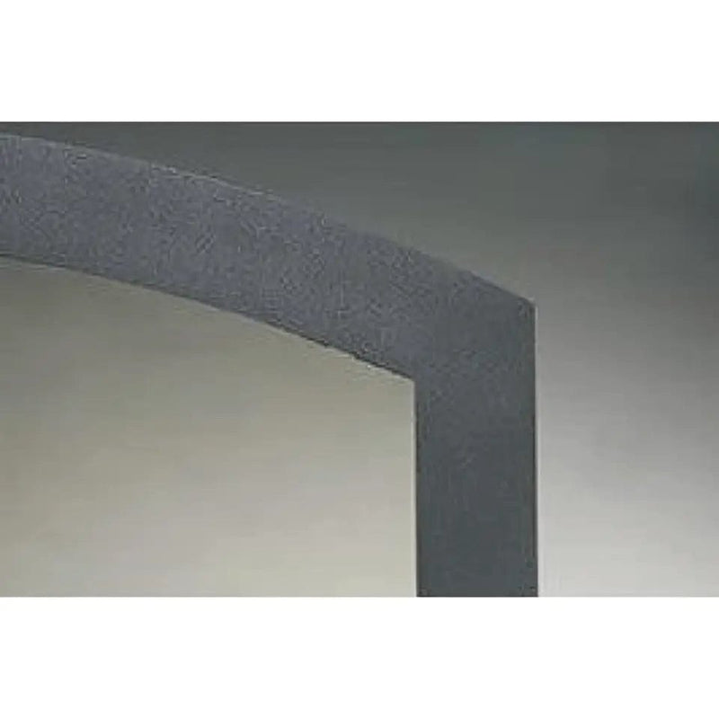 Astria Black Smooth Steel Arched Door BTCECBK Fireplace Accessories BTCECBK Flame Authority