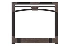 Astria Charcoal/Aged Iron Artisan Frame for Fireplace FABKAI35T Fireplace Accessories FABKAI35T Flame Authority