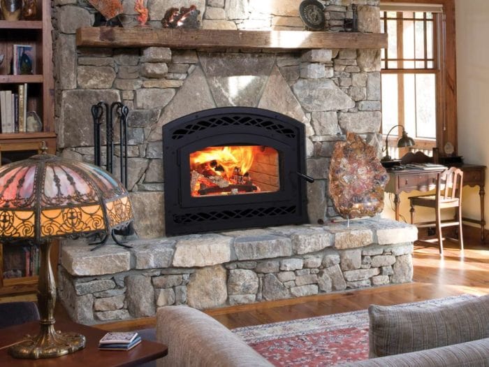 Astria Montecito EPA Certified Front Open Wood-Burning Fireplace Flame Authority