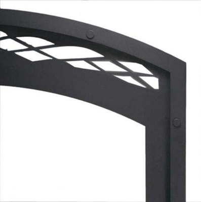 Astria Montecito Wood Fireplace Black Facade MFBK Fireplace Accessories MFBK Flame Authority