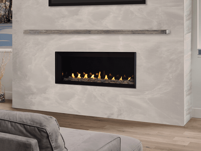 Astria Omega DLX Linear Contemporary Vent-Free Gas Fireplace Flame Authority