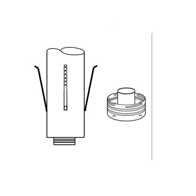 Astria SV4.5 to SF to SV Adaptor Kit SF4.5AdaptorKIT Fireplace Accessories SF4.5AdaptorKIT Flame Authority