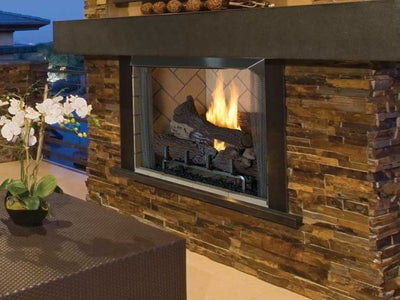 Astria Venetian Outdoor Vent-Free Gas Fireplace | Firebox Only Flame Authority