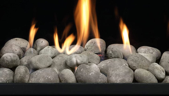 Barbara Jean Collection Contemporary Rock Set MQROCK Fireplace Accessories MQROCK2 Flame Authority