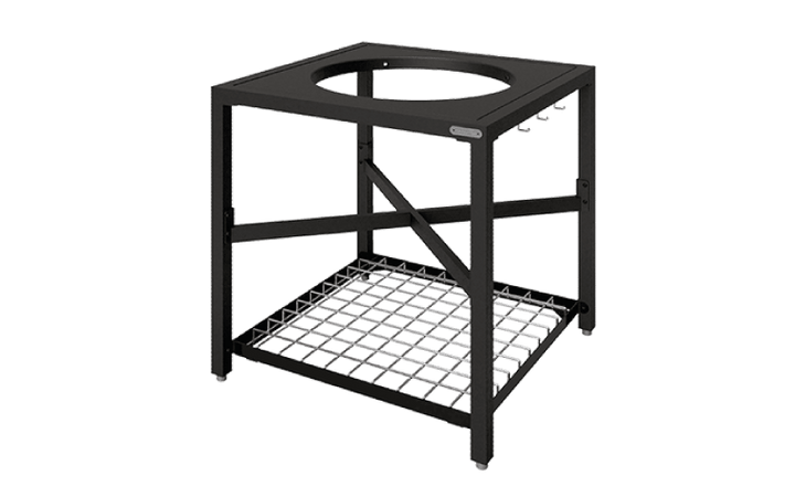 Big Green Egg Large EGG Frame with Stainless Grid Insert Modular Nest System Base Grill Accessories 120212 Flame Authority