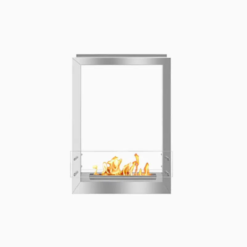 Bio Flame 24-Inch Double-Sided Ventless Ethanol Firebox with 16-Inch Manual Burner Fireplaces Flame Authority