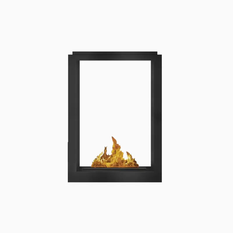 Bio Flame 24-Inch Double-Sided Ventless Ethanol Firebox with 16-Inch Manual Burner Fireplaces Flame Authority