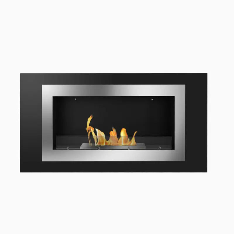 Bio Flame Lorenzo 45.25-Inch Wall Mounted Ventless Bioethanol Fireplace