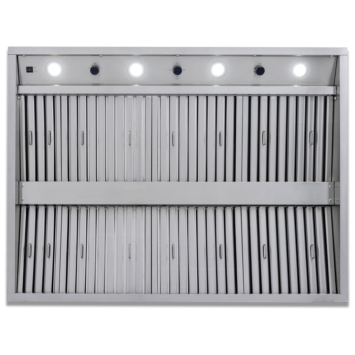 Blaze 1000 CFM Stainless Steel Outdoor Vent Hoods BBQ Island Components Flame Authority