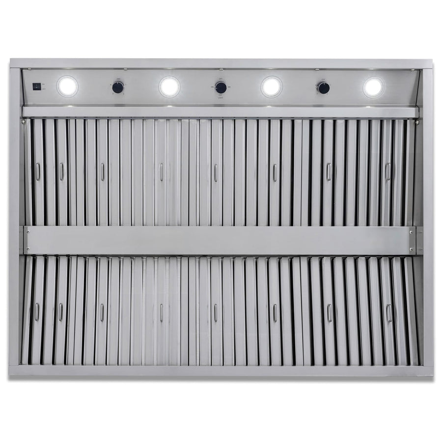 Blaze 1000 CFM Stainless Steel Outdoor Vent Hoods BBQ Island Components Flame Authority